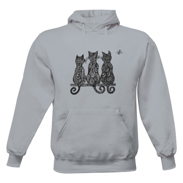 Pánská mikina s kapucí s potiskem "Porada"